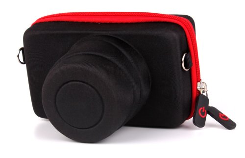 DURAGADGET Custodia/Astuccio per fotocamera Olympus E-PL8 / Yi M1 - Cerniera...