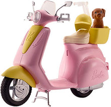 Carica l&#39;immagine nel visualizzatore di Gallery, Barbie Scooter e Cagnolino, Moto con Cucciolo e Casco, Bambola Non Inclusa,... - Ilgrandebazar