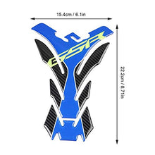 Carica l&#39;immagine nel visualizzatore di Gallery, Yctze Adesivo serbatoio moto, vera fibra di carbonio moto decalcomania TQ008