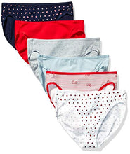 Carica l&#39;immagine nel visualizzatore di Gallery, Standard Cotton Stretch Hi-cut Brief Panty, 6-pack,...
