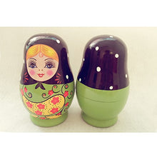 Carica l&#39;immagine nel visualizzatore di Gallery, ULTNICE Bambola russa matrioska di legno Matryoshka 5 pezzi - Ilgrandebazar