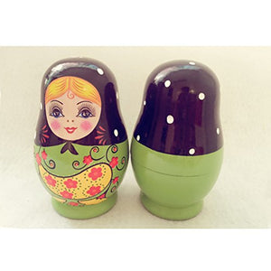 ULTNICE Bambola russa matrioska di legno Matryoshka 5 pezzi - Ilgrandebazar