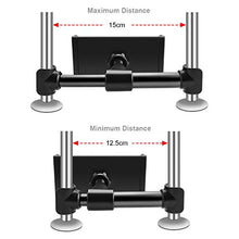 Carica l&#39;immagine nel visualizzatore di Gallery, Tryone Supporto Tablet Poggiatesta Auto, supporto per tablet sedile Nero