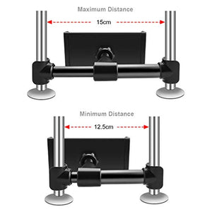 Tryone Supporto Tablet Poggiatesta Auto, supporto per tablet sedile Nero