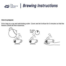 Carica l'immagine nel visualizzatore di Gallery, LA TETERA AZUL Premium Rooibos Infusion con Tila, Melissa e fiori 25 piramidi