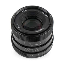 Carica l&#39;immagine nel visualizzatore di Gallery, Pergear 50mm F1.8 Manuelles objektiv Fokus-Prime-Festobjektiv für Fuji X-A1...
