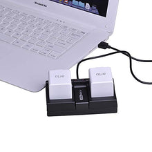 Carica l&#39;immagine nel visualizzatore di Gallery, PowerTrust VMA4410 - Caricabatterie veloce doppio con cavo USB per Arlo Pro...