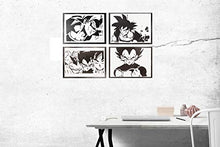 Carica l&#39;immagine nel visualizzatore di Gallery, Poster Son Goku Dragon Ball Handmade Graffiti Street Art - Artwork