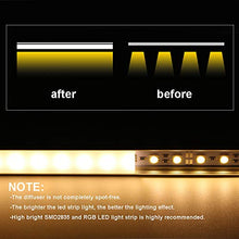 Carica l&#39;immagine nel visualizzatore di Gallery, Profili per Strisce LED 45° - 6x1MT Profilo Alluminio 6*1m - Ilgrandebazar