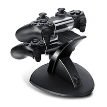 Carica l&#39;immagine nel visualizzatore di Gallery, PS4 Controller Base di Ricarica Doppi,AMANKA Dual USB Caricatore...
