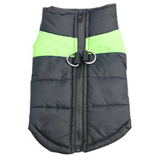 Carica l&#39;immagine nel visualizzatore di Gallery, Idepet (TM) Cappottino invernale impermeabile, per cane/gatto taglia L, Green