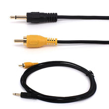 Carica l'immagine nel visualizzatore di Gallery, Yilan, cavo audio maschio-maschio mono, attacco jack da 3,5 mm e RCA...