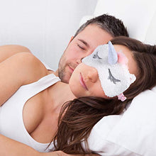 Carica l&#39;immagine nel visualizzatore di Gallery, 2 Pezzi Unicorno Maschera per Dormire Carino Benda Copertina per... - Ilgrandebazar