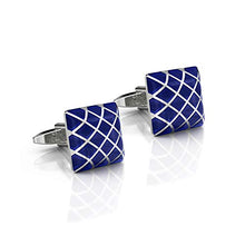 Carica l&#39;immagine nel visualizzatore di Gallery, Gemelli di lusso - Duvernet - Blu Re per uomo - Business - Abbigliato -