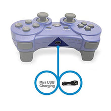 Carica l&#39;immagine nel visualizzatore di Gallery, CFORWARD PS3 Controller, Wireless Bluetooth Gamepad Double Vibration Blu