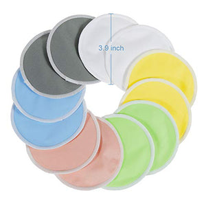 Lictin 12 Pezzi Coppette Assorbilatte Lavabili - Versione Diametro:10 cm - Ilgrandebazar