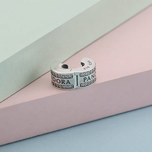 Pandora 792056CZ Forever Clip per bracciali Donna, Argento Sterling 925 - Ilgrandebazar