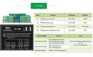 diymore STC-1000 Regolatore di Temperatura Termostato Stc-1000 Ac 110v-220v - Ilgrandebazar