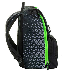 Zaino Estensibile Big Seven Winged, 28 Lt, Nero, Sdoppiabile, Scuola & Tempo...