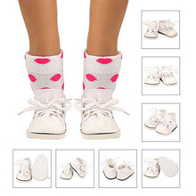 Carica l&#39;immagine nel visualizzatore di Gallery, Miunana 5 PCS Scarpe + 2 Cazle per 42 - 46 CM (16 - 18 Pollici) Bambola... - Ilgrandebazar