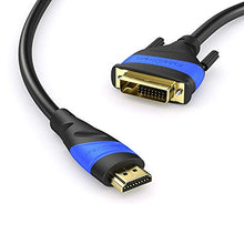 Carica l'immagine nel visualizzatore di Gallery, KabelDirekt Adattore Cavo DVI su HDMI, High-Speed Dual Link, 24+1 Pin, 2 m - Ilgrandebazar