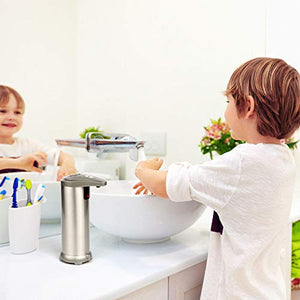 AHUIFT Dispenser Automatico di Sapone, Sapone Liquido Sensore...