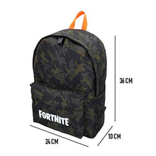 Carica l&#39;immagine nel visualizzatore di Gallery, Fortnite – Zaino mimetico blu 31 x 43 cm (77080), Unisex - Adulto, nero Nero