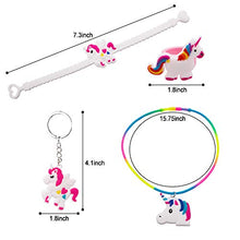 Carica l&#39;immagine nel visualizzatore di Gallery, SPECOOL 32PCS Portachiavi Unicorno Bracciale, Anelli di Unicorno... - Ilgrandebazar