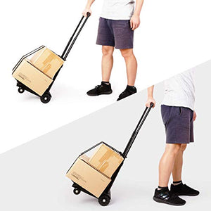Amzdeal Carrello a Mano Pieghevole Portapacchi per il Trasporto... - Ilgrandebazar