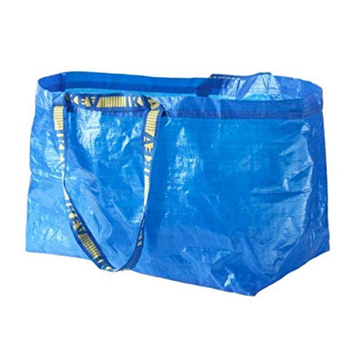eLisa - Borse Ikea tipo Frakta, portata massima 25 kg, confezione da 5 Blu - Ilgrandebazar