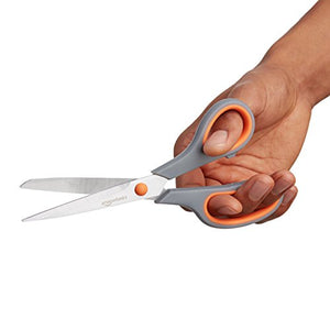 AmazonBasics - Forbici con impugnatura morbida e lame in titanio, 20 cm,... - Ilgrandebazar