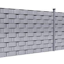 Carica l&#39;immagine nel visualizzatore di Gallery, LARS360 35m x 19cm con 20 Strisce Fascette Visione Protezione PVC Grigio - Ilgrandebazar