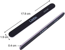 Carica l&#39;immagine nel visualizzatore di Gallery, Lictin 16 × Lime Per Unghie Professionali Lavaggio Bilaterale Lavabile (120/240 Grit)