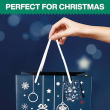 Carica l&#39;immagine nel visualizzatore di Gallery, ZLPBAO 12 pz Sacchetti Regalo di Natale, Grandi Bustine Regalo con Manico per Dolcetti Caramelle Confetti Doni e Regali di Natale, Sacchetti Natalizi Sacchetti Regalo Carta Natale per Regali