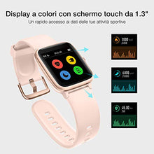 Carica l&#39;immagine nel visualizzatore di Gallery, UMIDIGI Smartwatch Orologio Uwatch3 Fitness Tracker Uomo Donna Oro Rosa - Ilgrandebazar