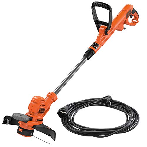 Black+Decker BESTA530C10-QS Tagliabordi a filo 550W, 30cm + Prolunga da 10m,...