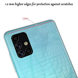 ANEWSIR Cover per Samsung Galaxy A51, Protezione Posteriore in Vetro... - Ilgrandebazar