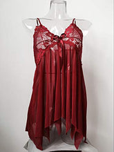 Carica l'immagine nel visualizzatore di Gallery, EVBEA Babydoll Lingerie Sexy Intimo Donna Biancheria Intima XXL, Red - Ilgrandebazar