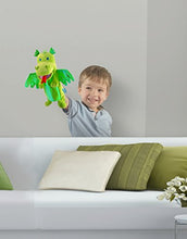 Carica l&#39;immagine nel visualizzatore di Gallery, Fiesta Crafts T-2186 - Marionetta Drago, Colore: Verde verde - Ilgrandebazar