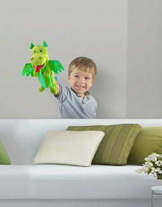 Fiesta Crafts T-2186 - Marionetta Drago, Colore: Verde verde - Ilgrandebazar