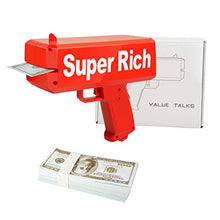 Carica l&#39;immagine nel visualizzatore di Gallery, ValueTalks Pistola spara Soldi Money Gun Giocattolo rosso - Ilgrandebazar