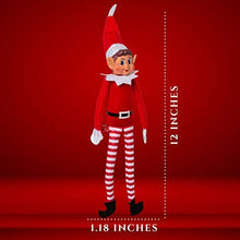 Carica l'immagine nel visualizzatore di Gallery, Elves Behaving' Badly, 12 Pollici, Peluche Elfo, Rosso