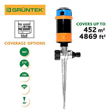 Carica l&#39;immagine nel visualizzatore di Gallery, GRÜNTEK Irrigatore Giardino Rotante su picchetto a 4 Spruzzi
