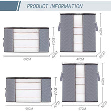 Carica l&#39;immagine nel visualizzatore di Gallery, Tonsooze Pieghevole Borsa Organizzatore, 4 PCS Scatole per Armadio...