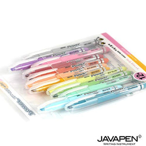 Pennarelli magici, evidenziatori con punta a Power Line mild 12 colors set