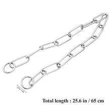 Carica l&#39;immagine nel visualizzatore di Gallery, UEETEK Collare catena In acciaio inox per Cani 3.0mm x 55cm - Ilgrandebazar
