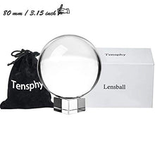 Carica l'immagine nel visualizzatore di Gallery, Tensphy K9 Palla di Cristallo con Supporto Pollici Decorazioni 3.15”/ 8 CM - Ilgrandebazar