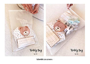 Teddy Bag | 6 Bustine Corredino Neonato 100% Made in Italy | Sacchetti... - Ilgrandebazar