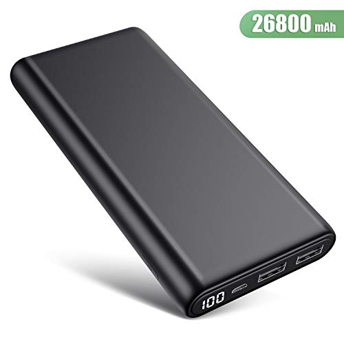 Trswyop Power Bank 26800mAh, 【Versione Migliorata】 Caricabatterie Portatile... - Ilgrandebazar