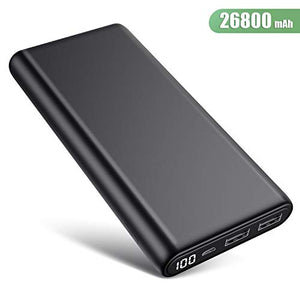 Trswyop Power Bank 26800mAh, 【Versione Migliorata】 Caricabatterie Portatile... - Ilgrandebazar